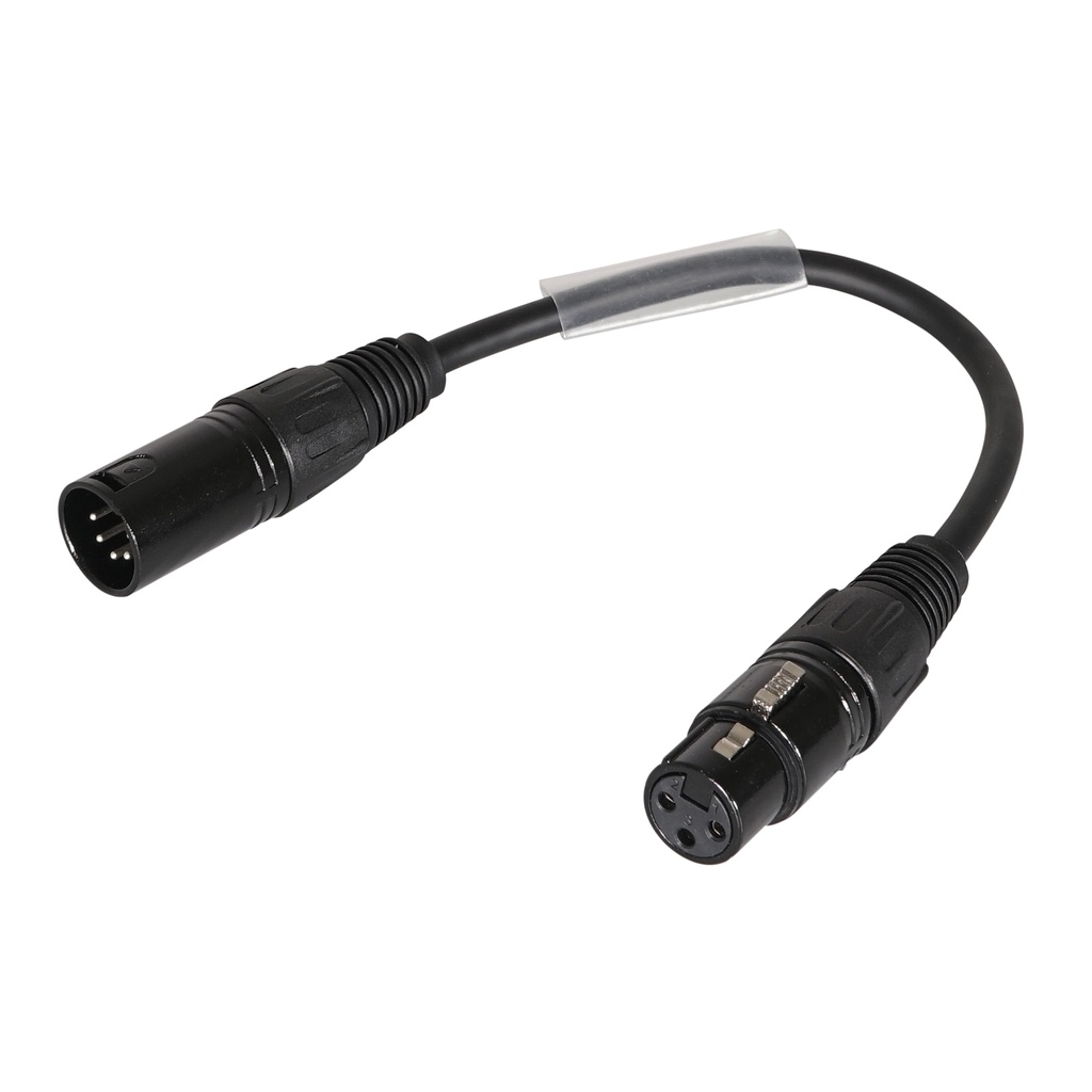 LEDJ DMX Adaptor XLR 5 Pin Male to 3 Pin Female