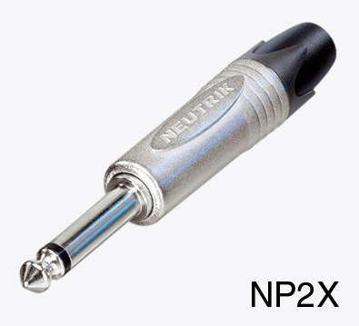 NEUTRIK NP2X JACK PLUG Mono