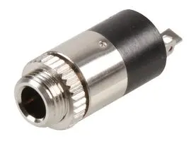 3.5mm 3 Pole Stereo Chassis Mount Jack Socket with Solder Terminals -