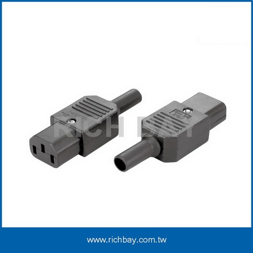 IEC C13 REWIREABLE PLUG 10A