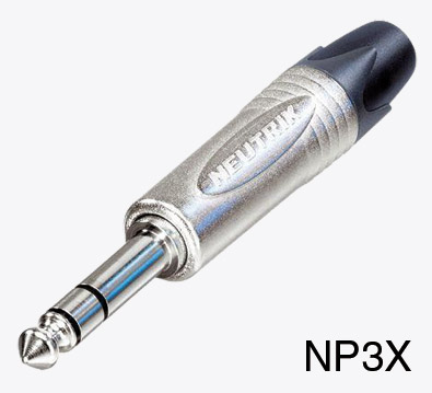 NEUTRIK NP3X JACK PLUG Stereo